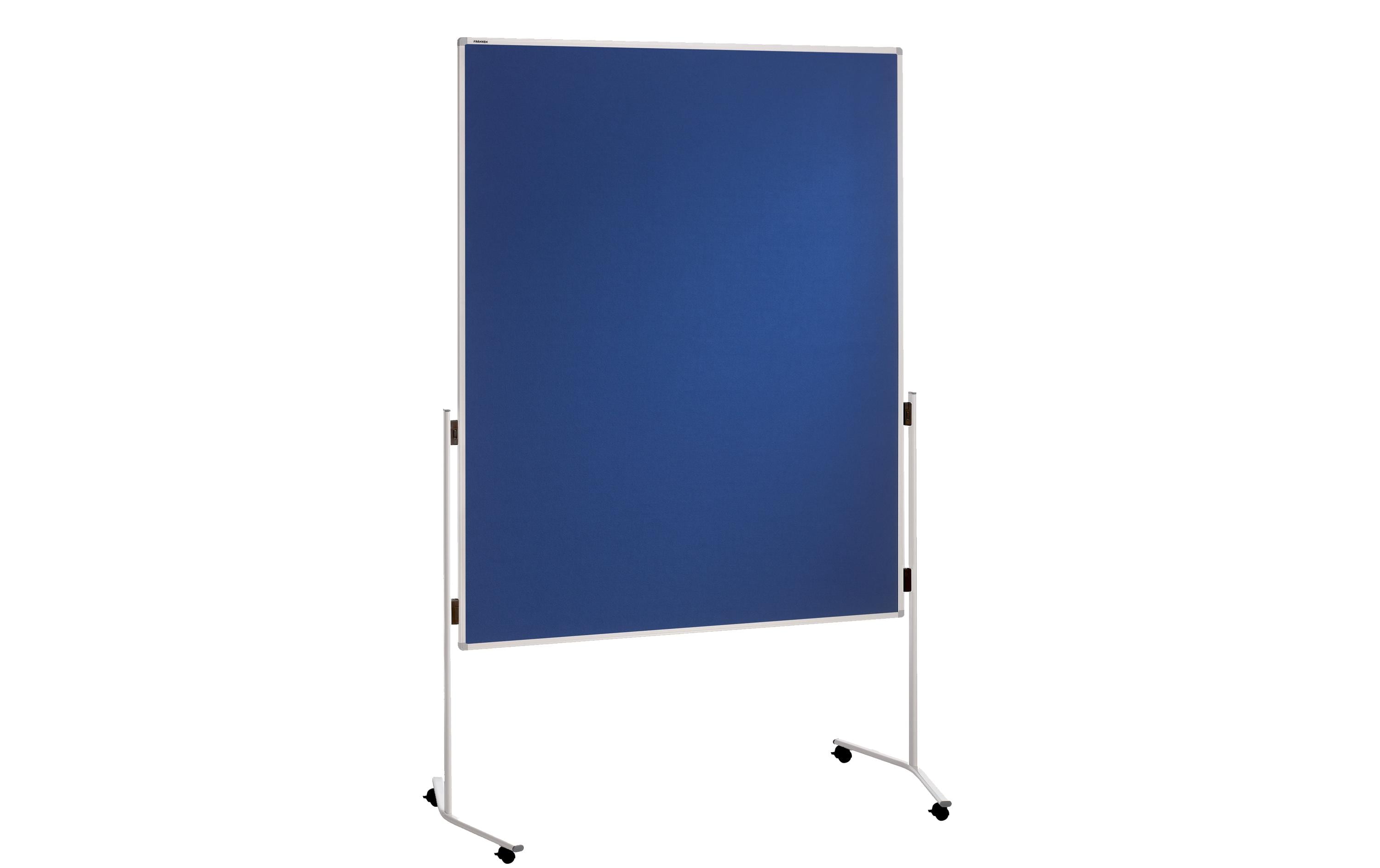 Franken Moderationswand Eco 150 cm x 120 cm, Blau, einteilig Franken Moderationswand Eco 150 cm x 120 cm, Blau, einteilig