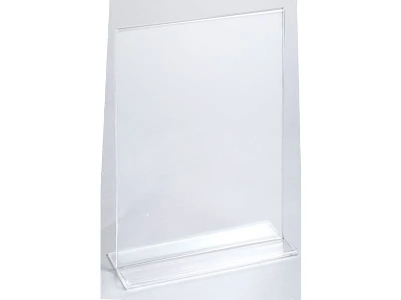 Exacompta Tischaufsteller A5 T-Form Hochformat – Kristall A5 Exacompta Tischaufsteller A5 T-Form Hochformat – Kristall A5