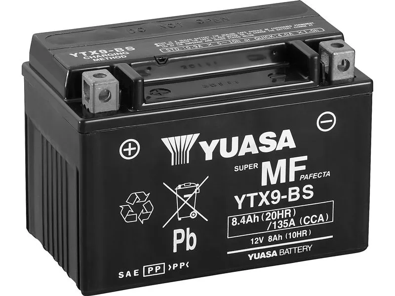 YUASA Motorradbatterie AGM 12V/8.4Ah/135A YUASA Motorradbatterie AGM 12V/8.4Ah/135A