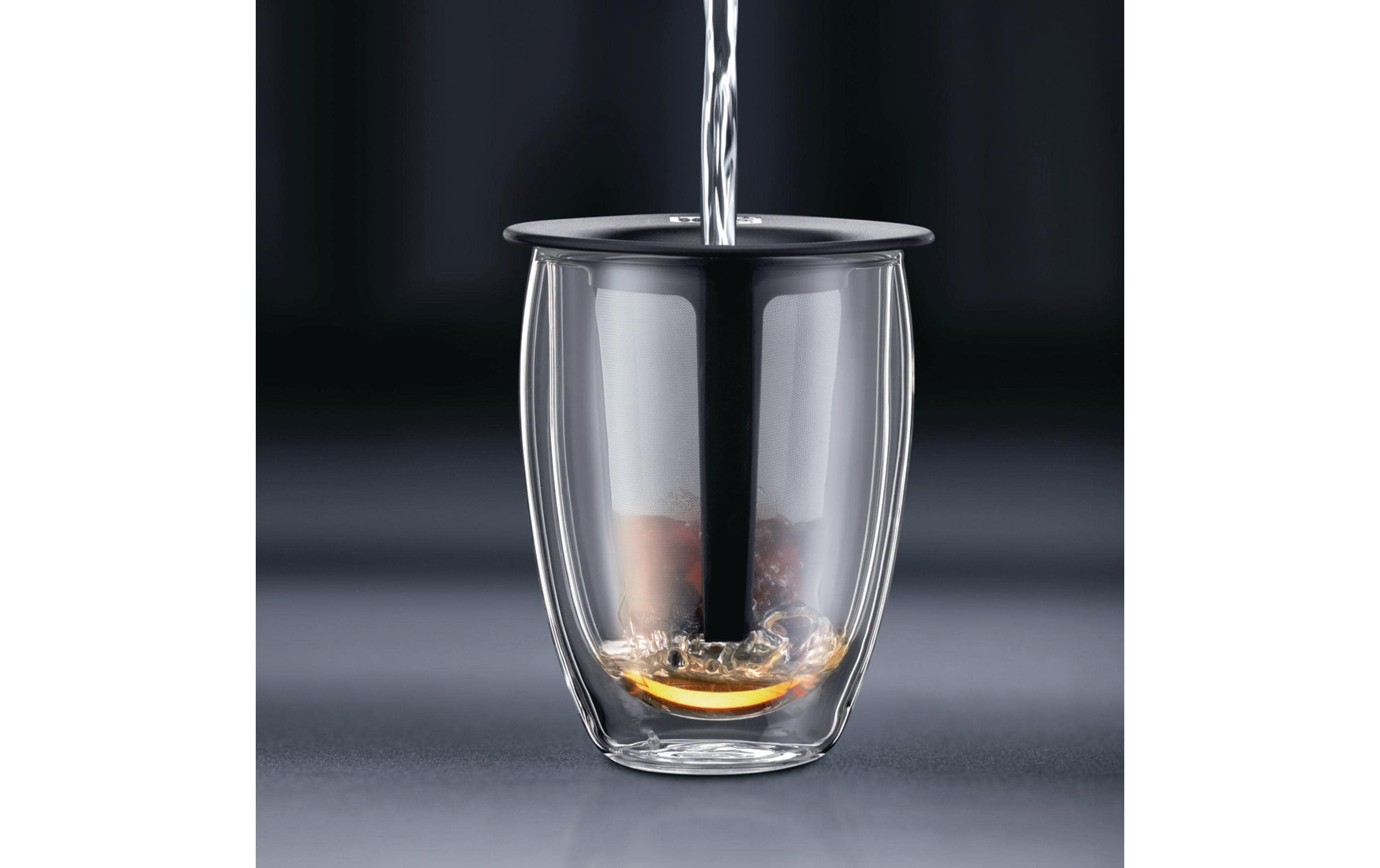 Bodum Teetasse Tea for one 350 ml, 1 Stück, Schwarz
