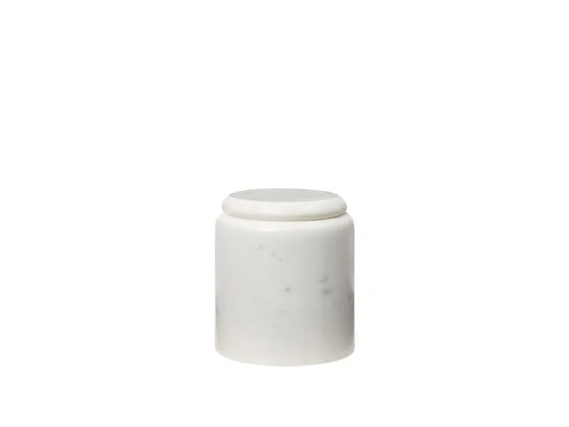 Broste Copenhagen HEDVIG Marmor Weiss Ø 10 cm x H 11 cm