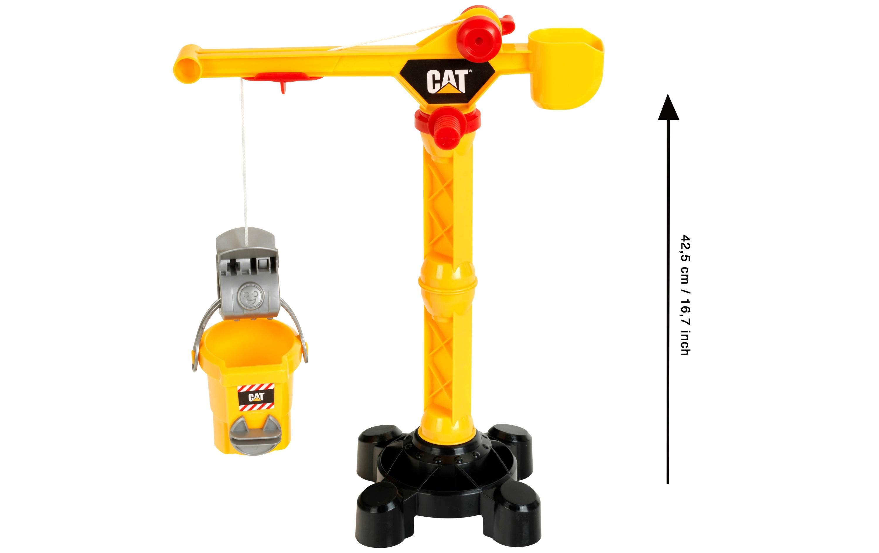 Klein-Toys Caterpillar Baustellenkran
