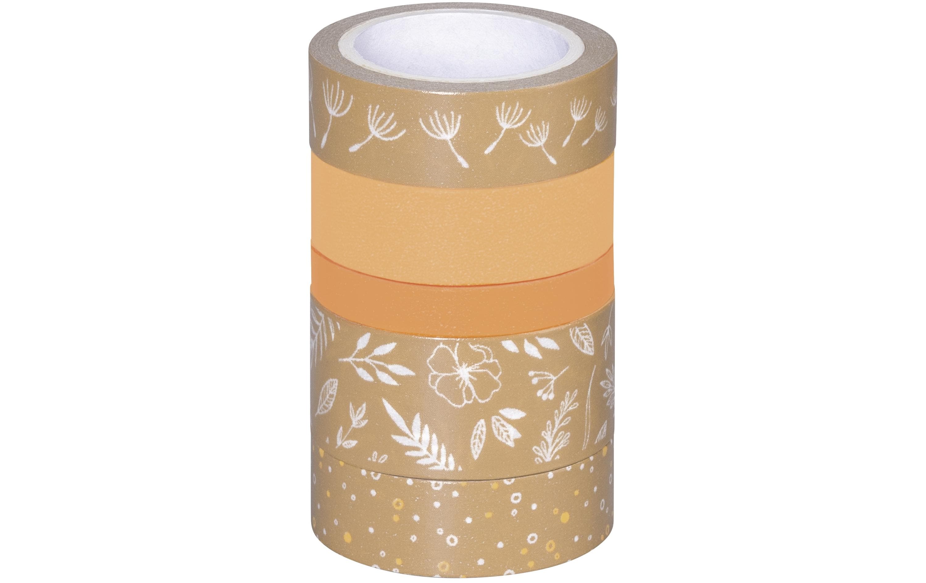 Heyda Washi Tape Natur Blätter Orange Heyda Washi Tape Natur Blätter Orange