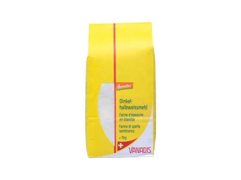 Vanadis Dinkelhalbweissmehl (Bioverita), Demeter 1 kg