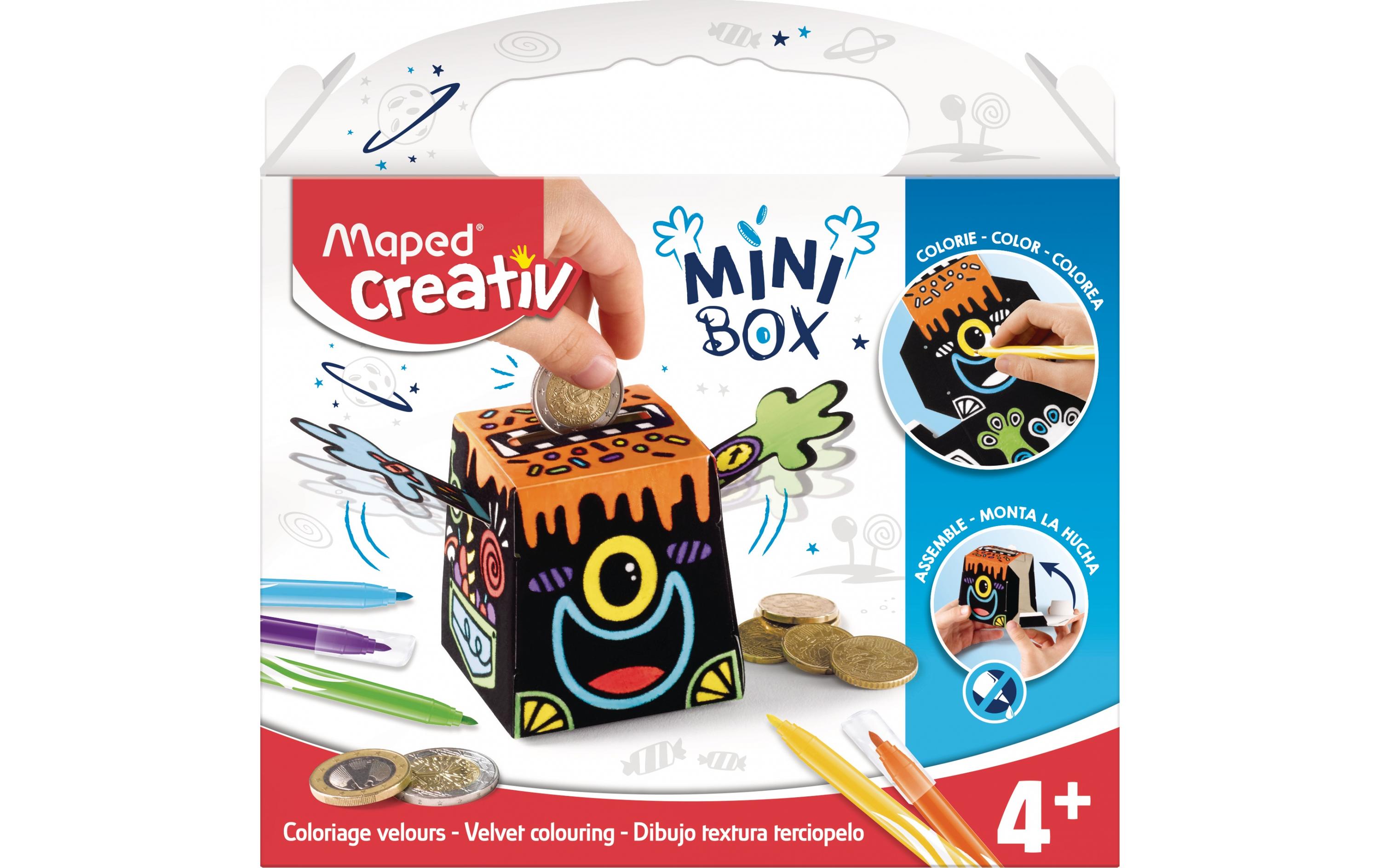 maped Bastelset Mini Box Spardose 7-teilig