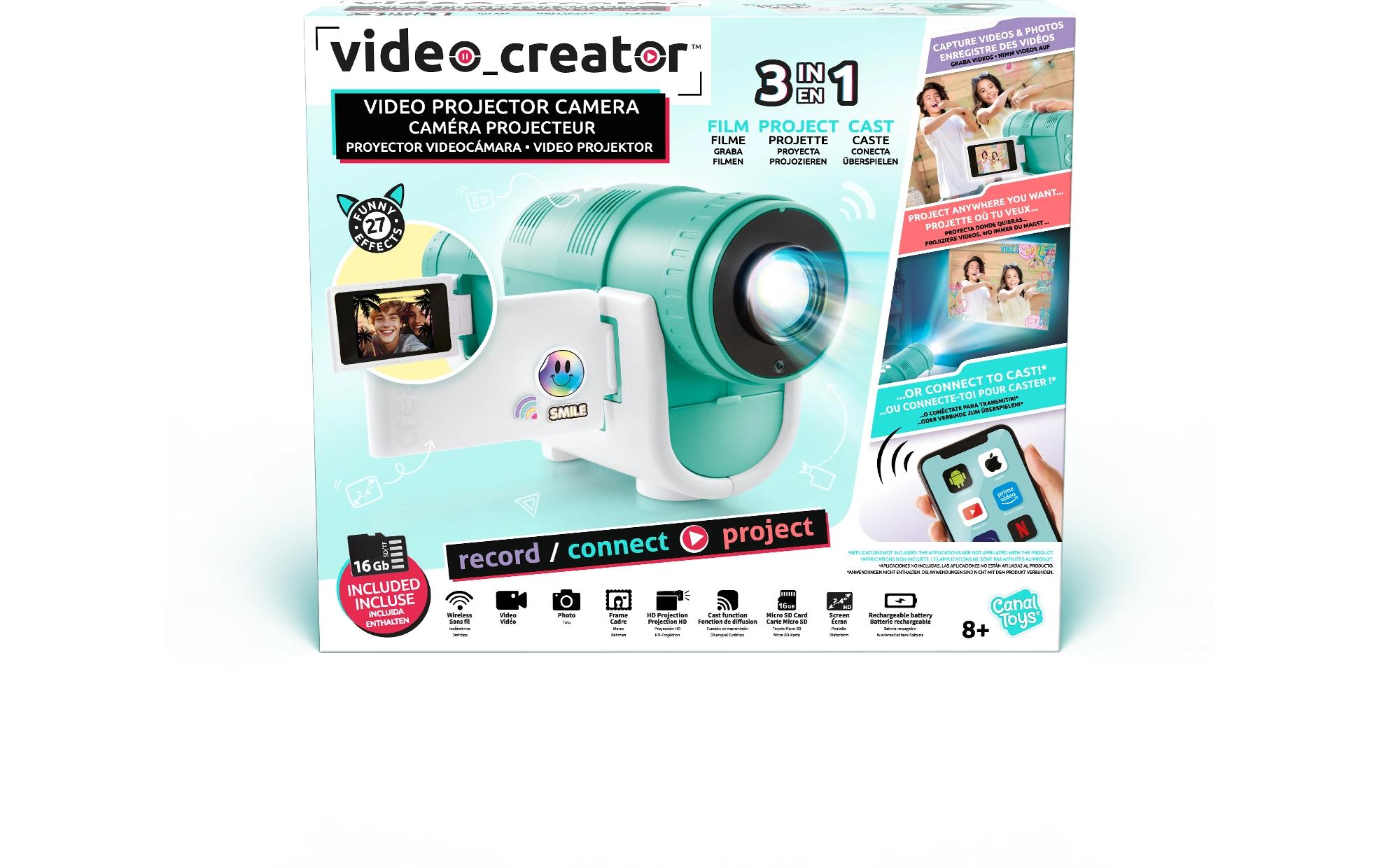 Canal Toys Camera Projector Türkis/Weiss
