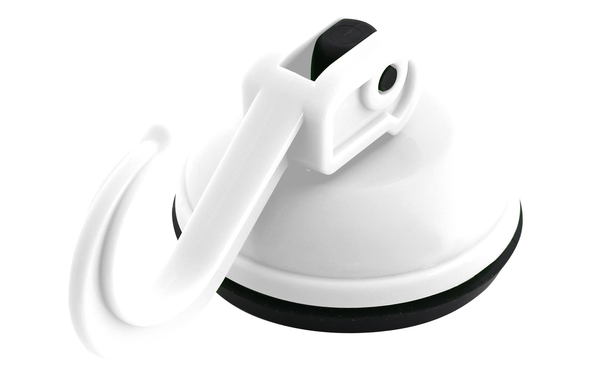 Eurotrail Saugnapf-Haken bis 6 kg, Weiss