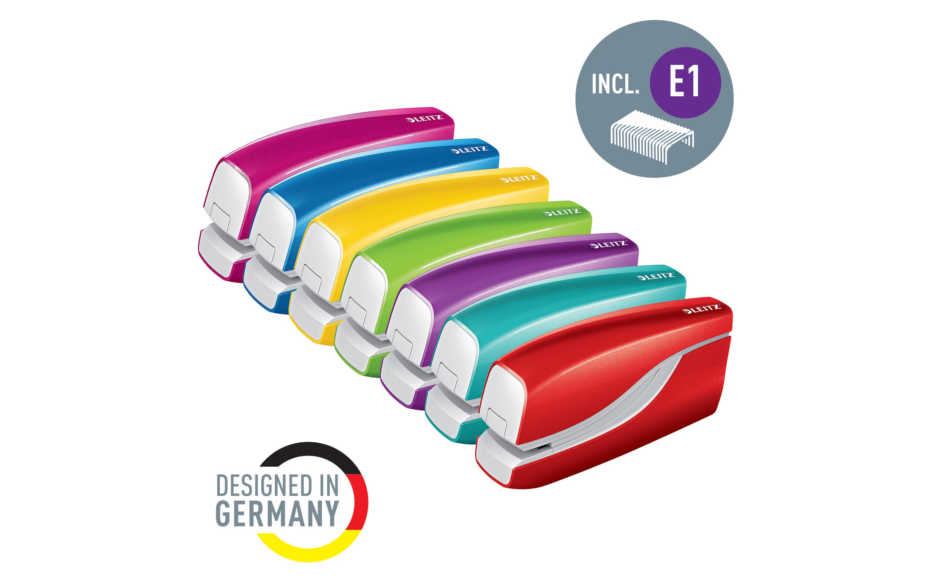 Leitz Elektrisches Heftgerät NeXXt WOW 10 Seiten, Rot