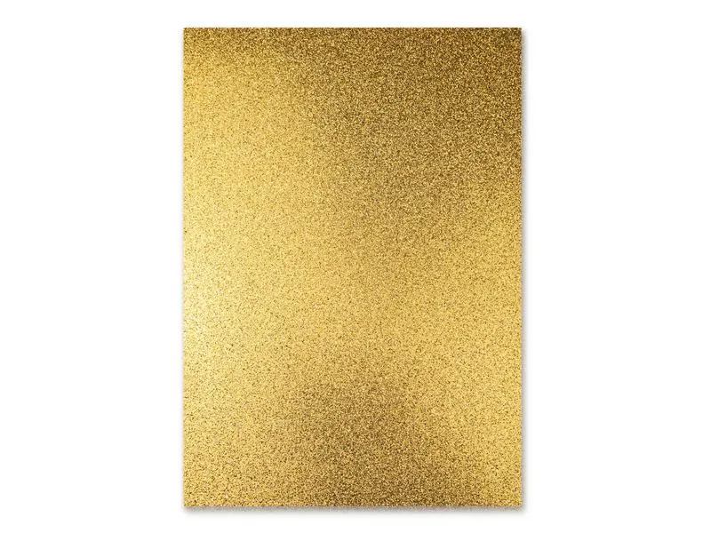 URSUS Glitzerkarton A4, 300 g/m², 10 Blatt, Gold URSUS Glitzerkarton A4, 300 g/m², 10 Blatt, Gold