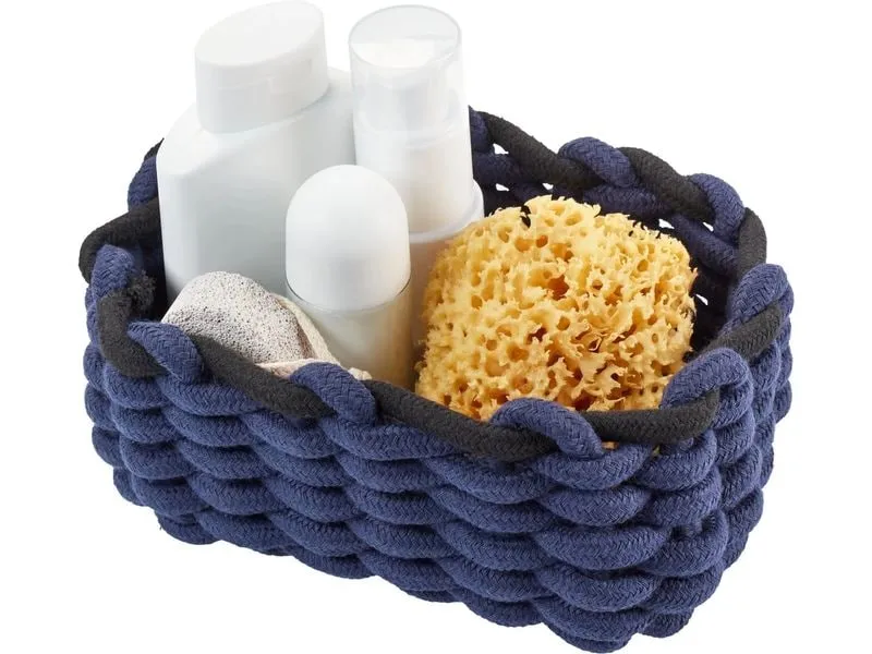diaqua® Aufbewahrungskorb Cord dunkelblau Dunkelblau diaqua® Aufbewahrungskorb Cord dunkelblau Dunkelblau