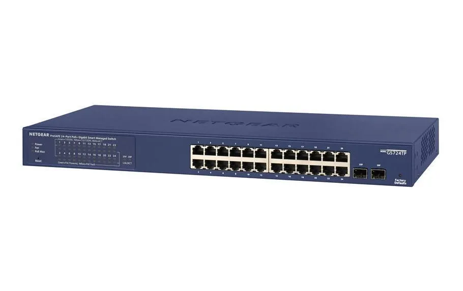 Netgear PoE+ Switch GS724TPv3 26 Port