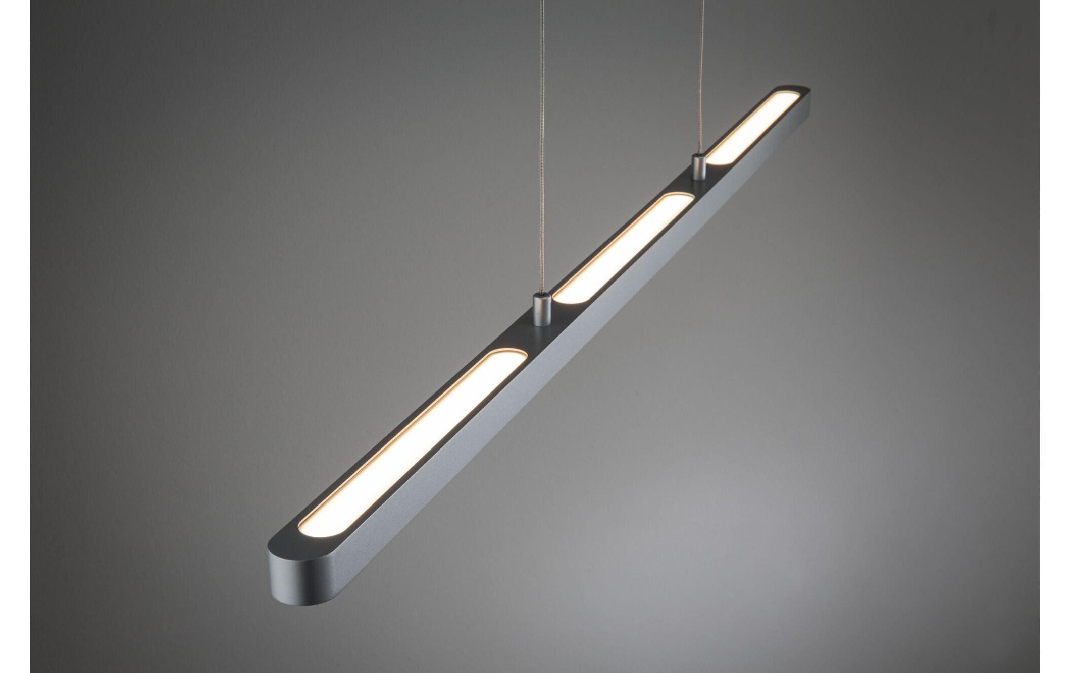 Paulmann LED Pendelleuchte URail Lento Zigbee, 42W, 2700-6500K, Chrom