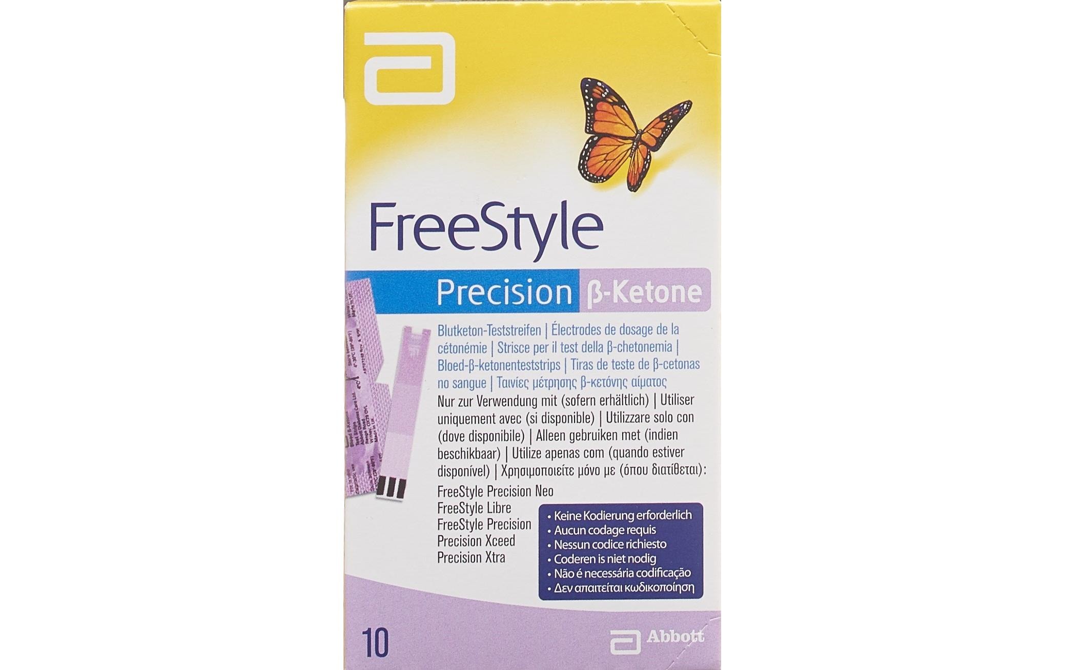 ABBOTT FREESTYLE Precision Ketone Box 10 Stück ABBOTT FREESTYLE Precision Ketone Box 10 Stück