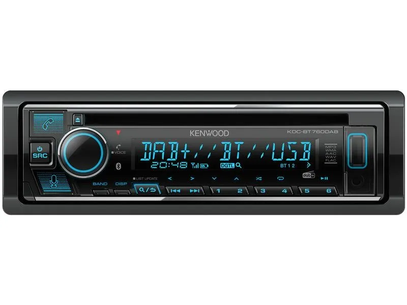 Kenwood Autoradio KDC-BT760DAB 1 DIN Kenwood Autoradio KDC-BT760DAB 1 DIN