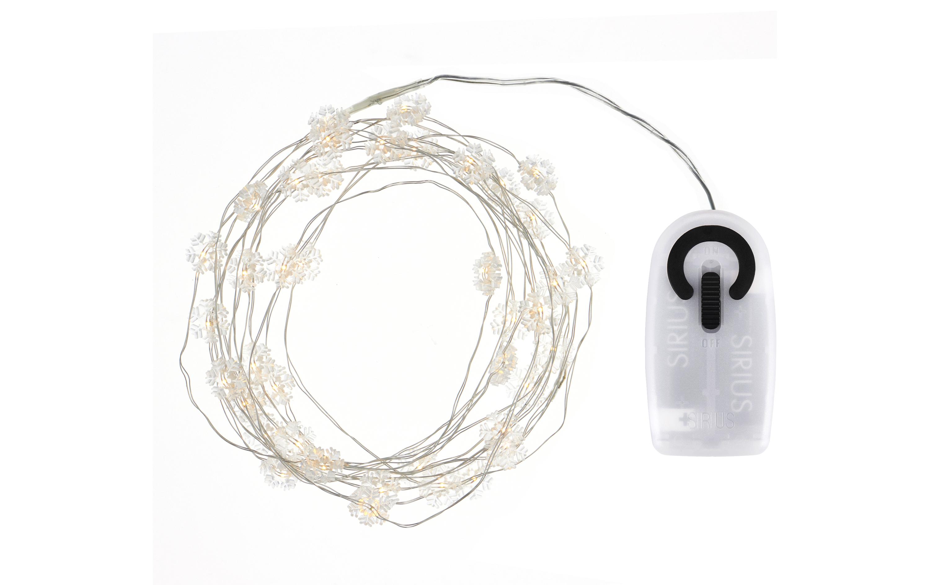 Sirius LED Lichterkette Angel Hair Nynne, 3.9 m, 40 LEDs, Silber
