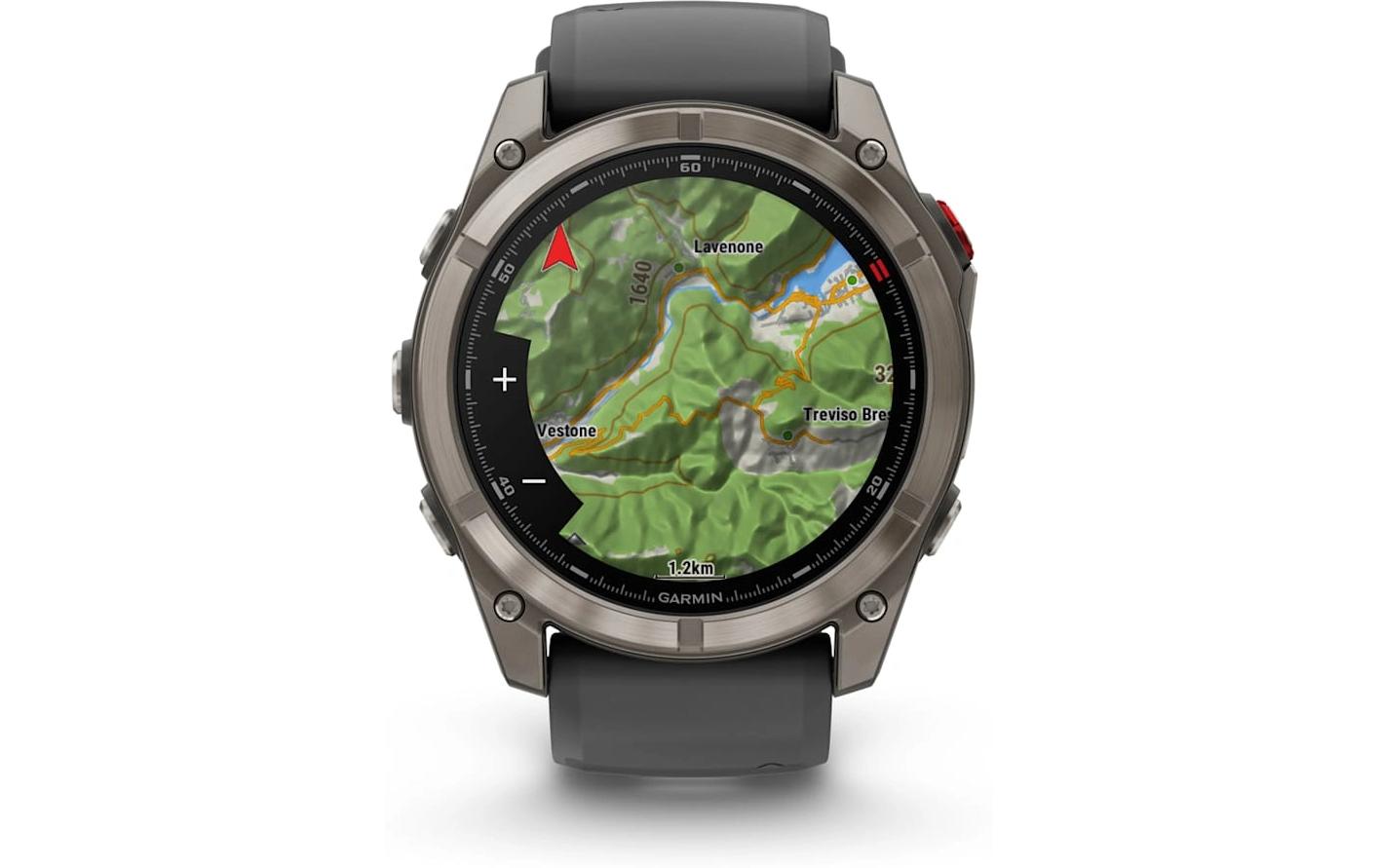 GARMIN GPS-Sportuhr fēnix 8 Pro – AMOLED Graphite/Schwarz