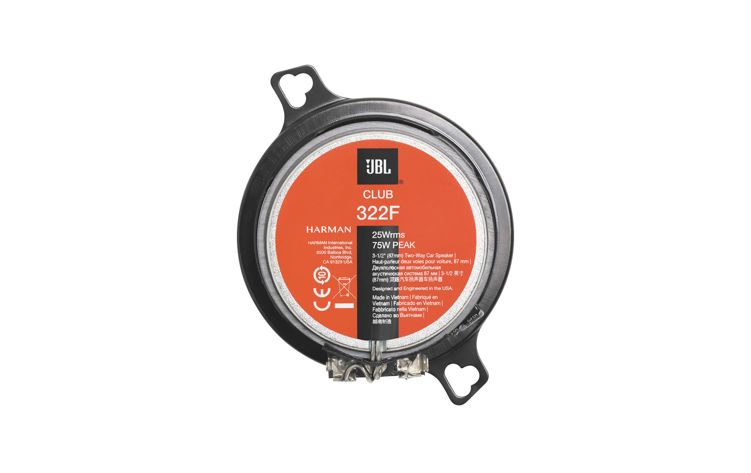 JBL Car 2-Weg Lautsprecher Paar Club 322F, 3.5 (8.7 cm)