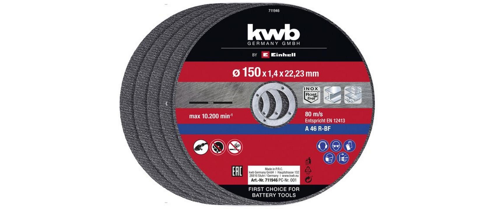 Einhell Trennscheibe Dünn 150 x 1.4