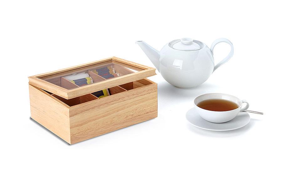 Continenta Teebeutel-Box Braun Continenta Teebeutel-Box Braun