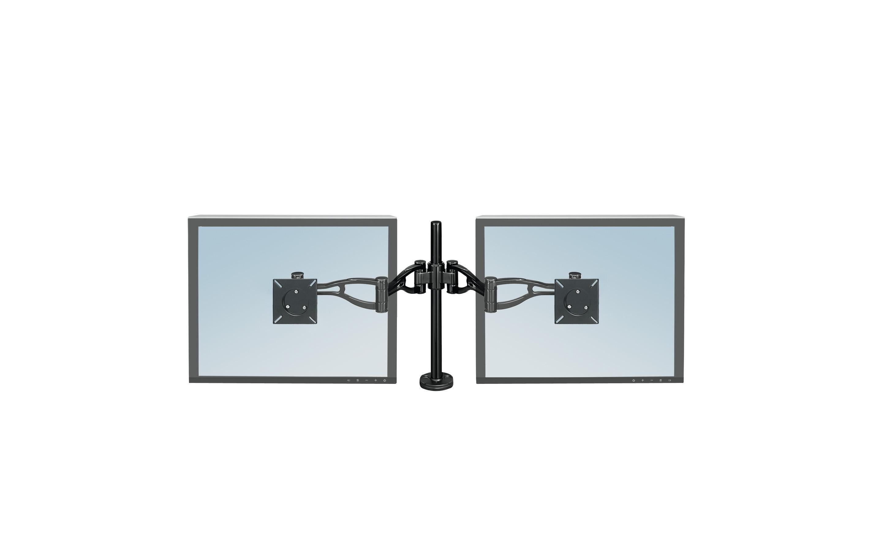 Fellowes Tischhalterung Vista Doppel Monitorarm bis 10 kg Fellowes Tischhalterung Vista Doppel Monitorarm bis 10 kg