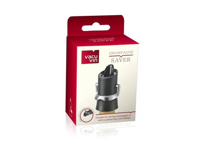 Vacuvin Sekt- und Champagnerverschluss Saver Schwarz Vacuvin Sekt- und Champagnerverschluss Saver Schwarz