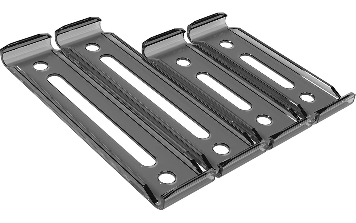 X-Click Rahmenloser Nummernhalter Shadow Black, 30 x 8 cm/50 x 11 cm X-Click Rahmenloser Nummernhalter Shadow Black, 30 x 8 cm/50 x 11 cm