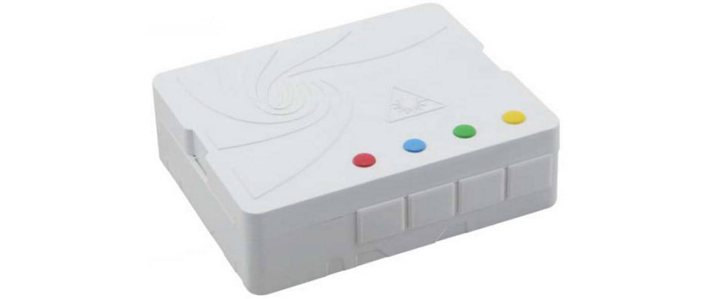 Lightwin FTTH OTO Box 2x LC/APC Kupplungen, Breakoutkabel 100 m Lightwin FTTH OTO Box 2x LC/APC Kupplungen, Breakoutkabel 100 m