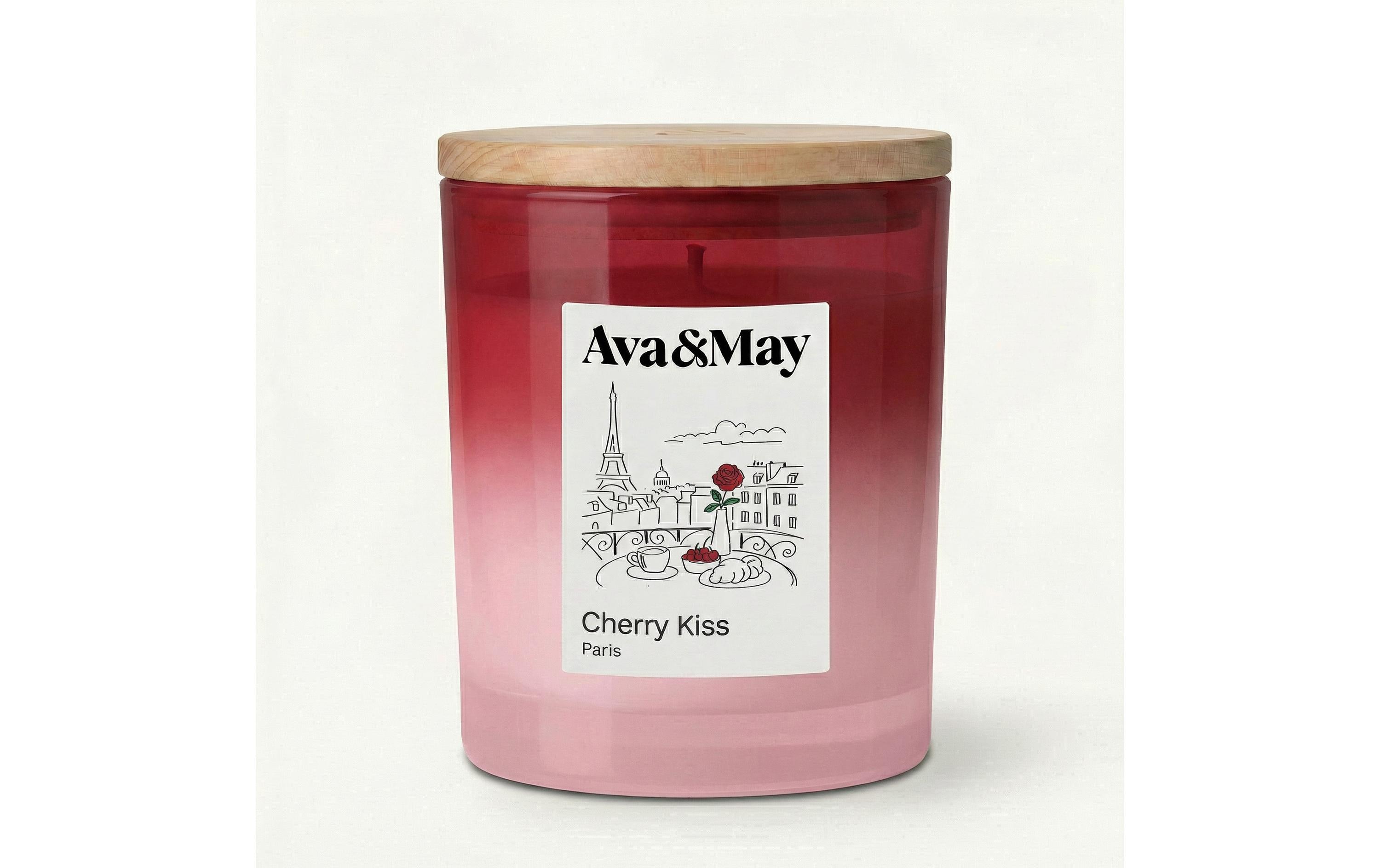 AVA & MAY Duftkerze Cherry Kiss 220 g