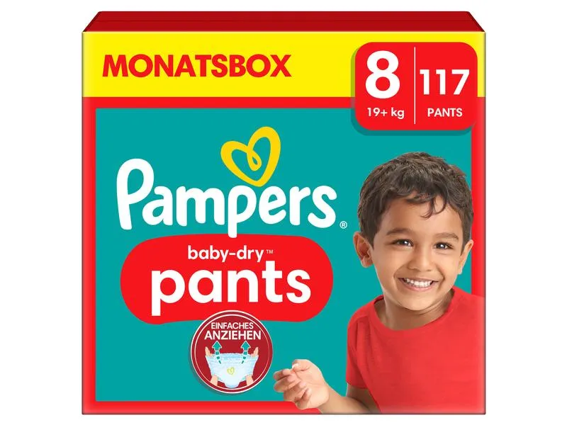 Pampers Windeln Baby Dry Pants Extra Large Grösse 8 Pampers Windeln Baby Dry Pants Extra Large Grösse 8