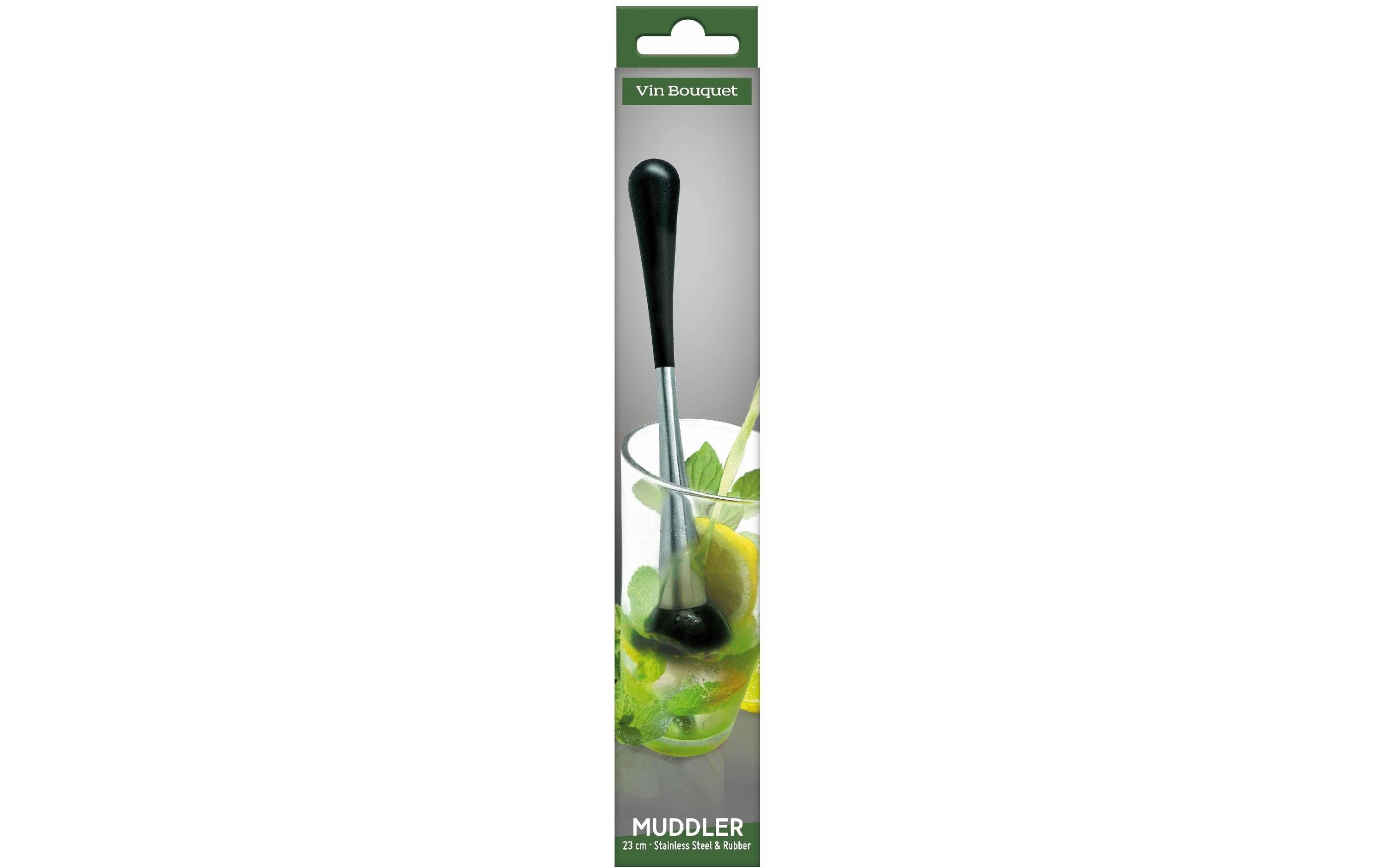 Vin Bouquet Muddler Schwarz/Silber
