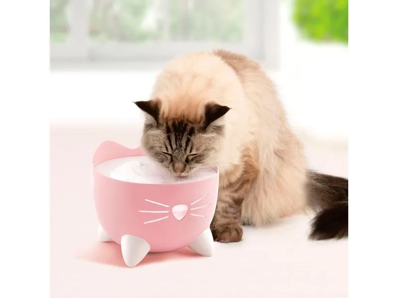 Catit Wasserautomat Pixi Fountain Rosa, 2.5 l Catit Wasserautomat Pixi Fountain Rosa, 2.5 l