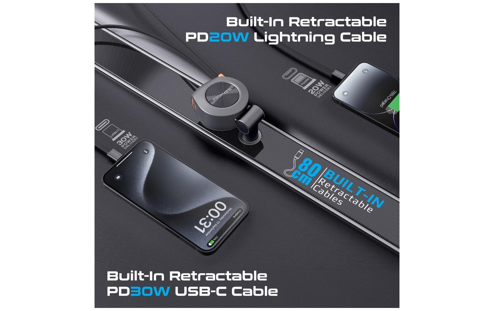 Promate Autoladegerät DriveGear-R2 88 Watt