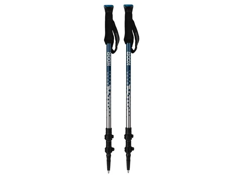 KOOR Wanderstock Aluminium Telaao Blau KOOR Wanderstock Aluminium Telaao Blau