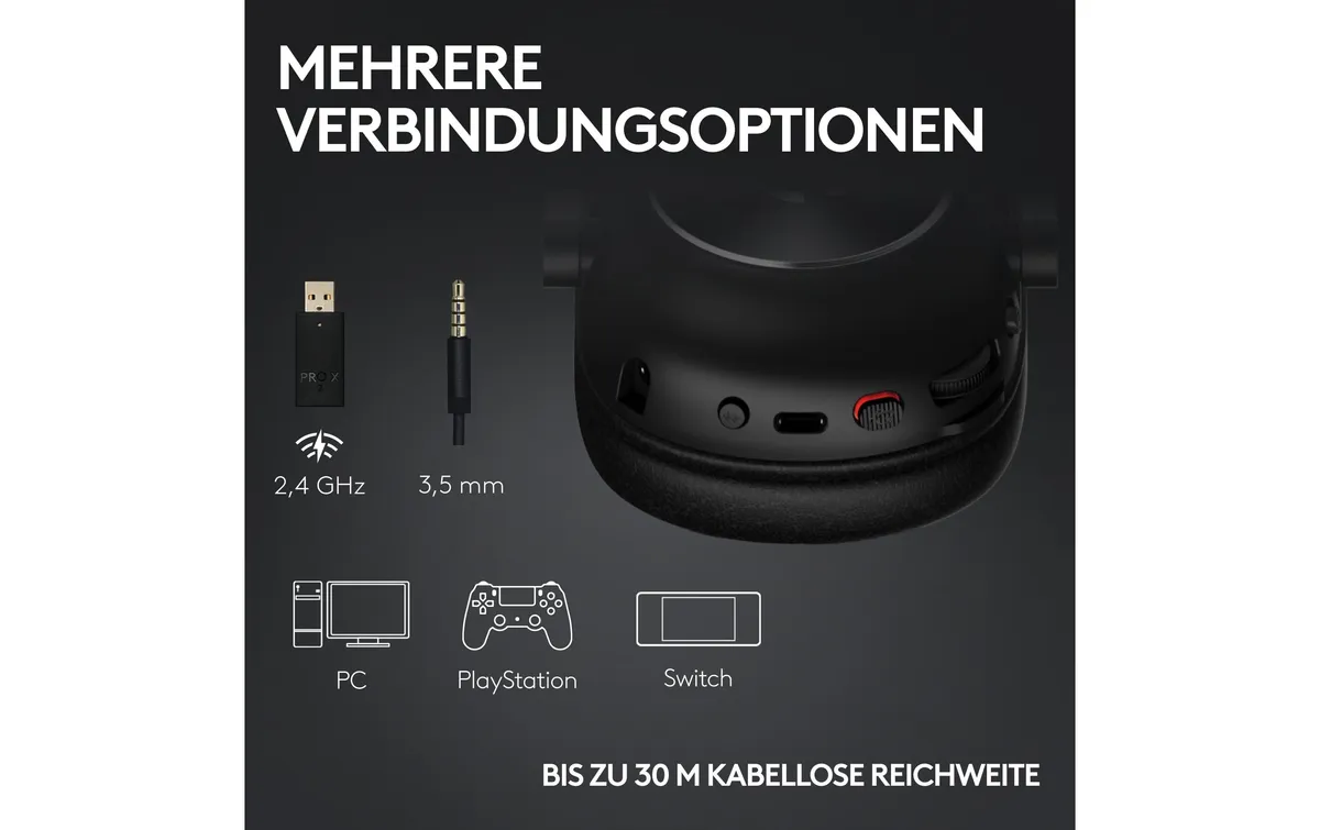 Logitech Headset G Pro X 2 Wireless Lightspeed Gaming Magenta