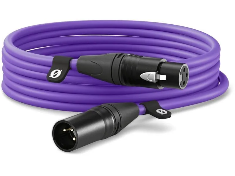 Rode XLR-Kabel XLRm-XLRf 6 m, Violett Rode XLR-Kabel XLRm-XLRf 6 m, Violett