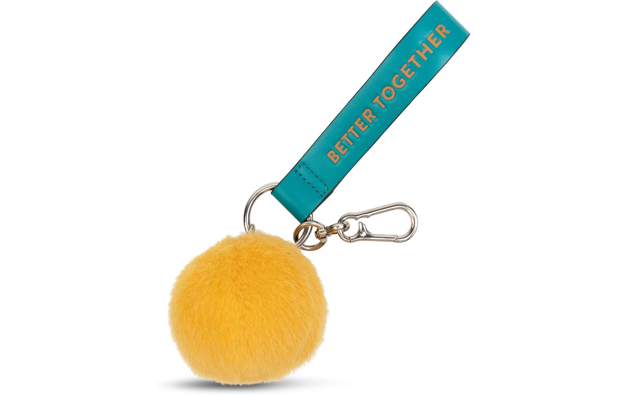 Bon Ton Toys Schlüsselanhänger Smiley ECO Fuzzy Gelb 7 cm