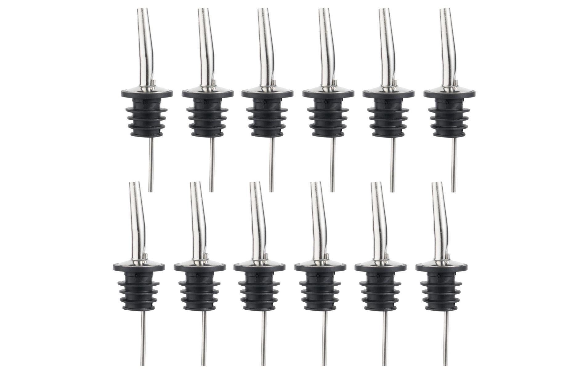 Oak & Steel Spirituosen-Dosierer 12 Stück, Silber Oak & Steel Spirituosen-Dosierer 12 Stück, Silber