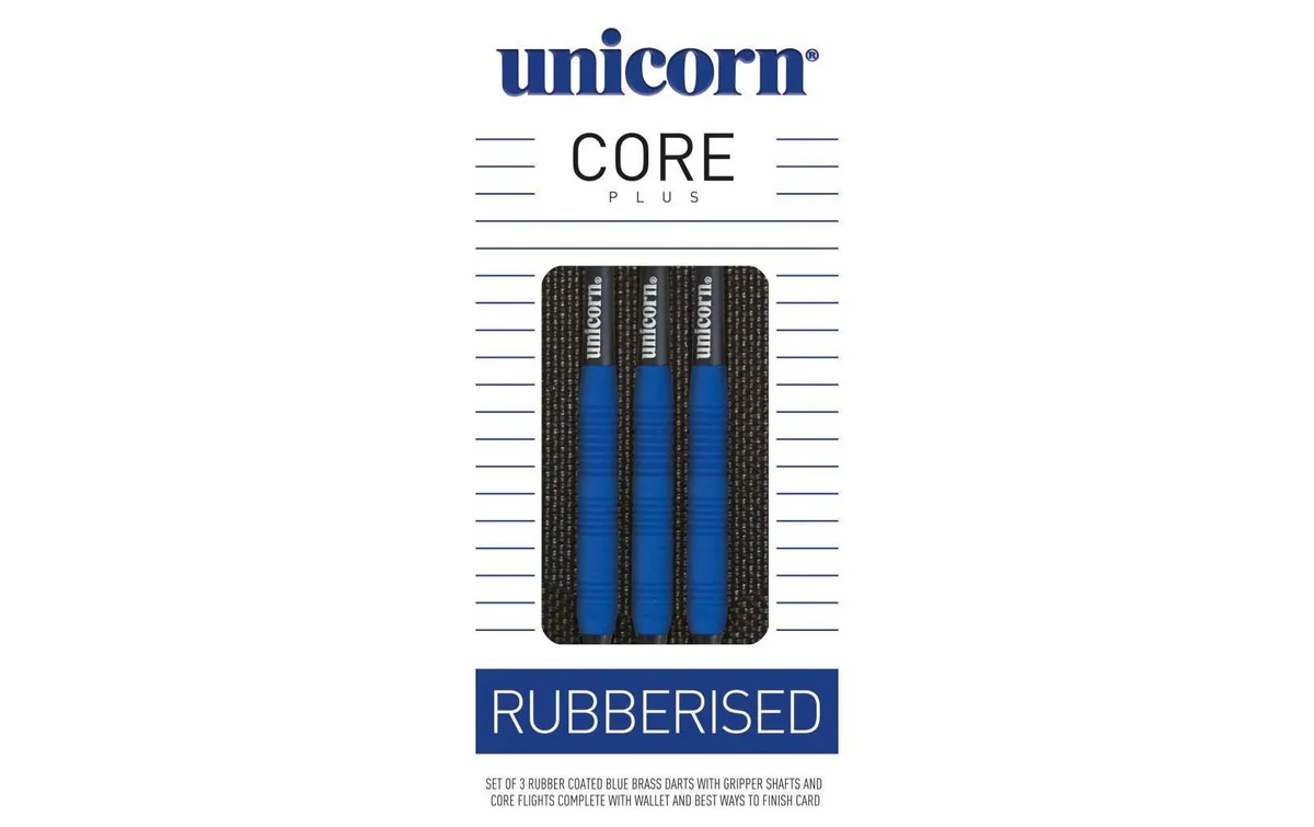 Unicorn Dartpfeile Core Plus Win Blue Brass