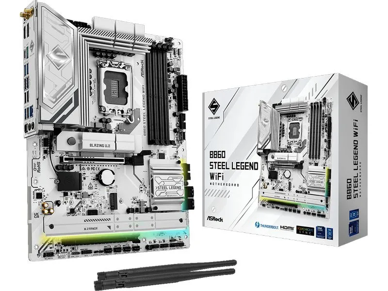ASRock Mainboard B860 Steel Legend WiFi ASRock Mainboard B860 Steel Legend WiFi