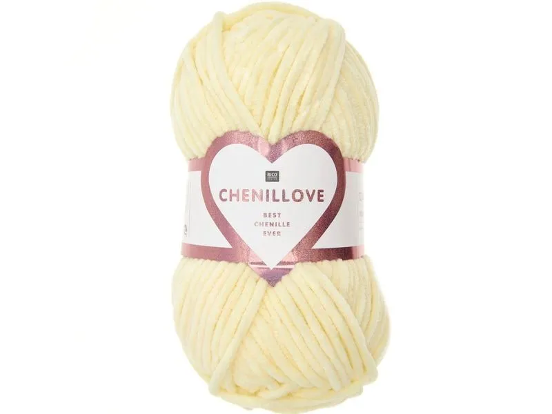 Rico Design Wolle Chenillove 100 g, Vanille Rico Design Wolle Chenillove 100 g, Vanille