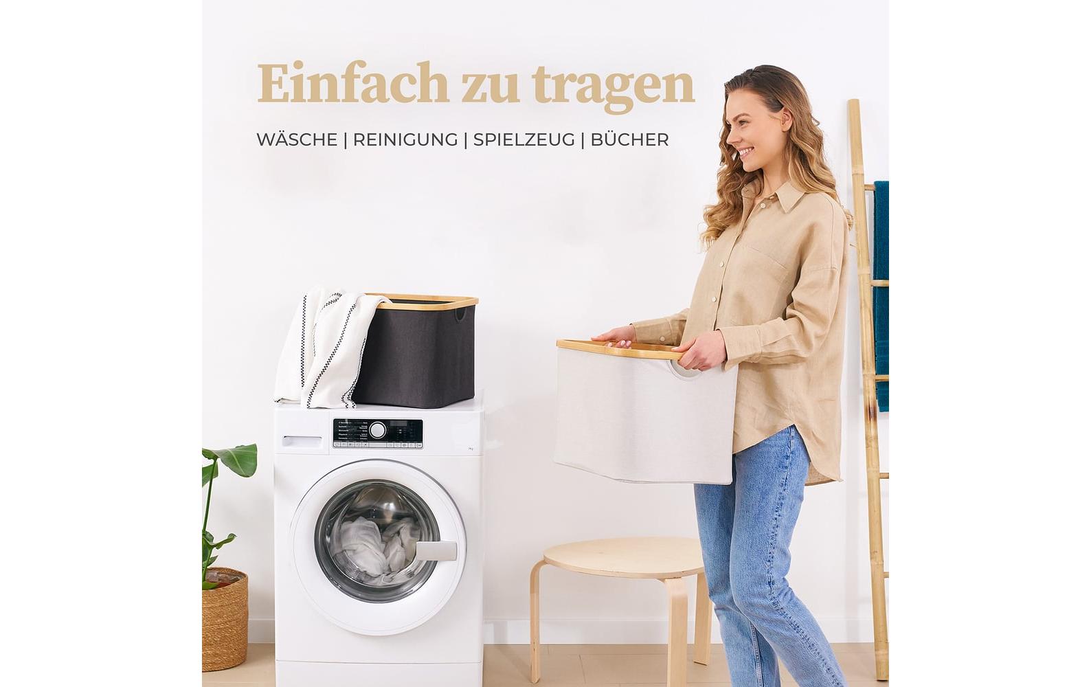 Hennez Aufbewahrungskorb Adrian Grau/Dunkelgrau, 40 l