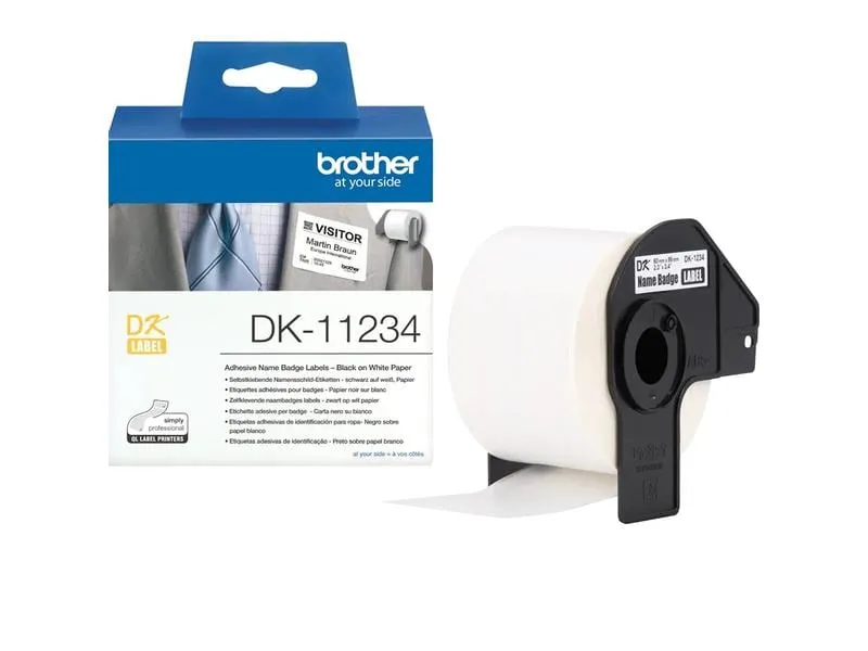 Brother Etikettenrolle DK-11234 selbstklebend 60mm x 86mm Brother Etikettenrolle DK-11234 selbstklebend 60mm x 86mm