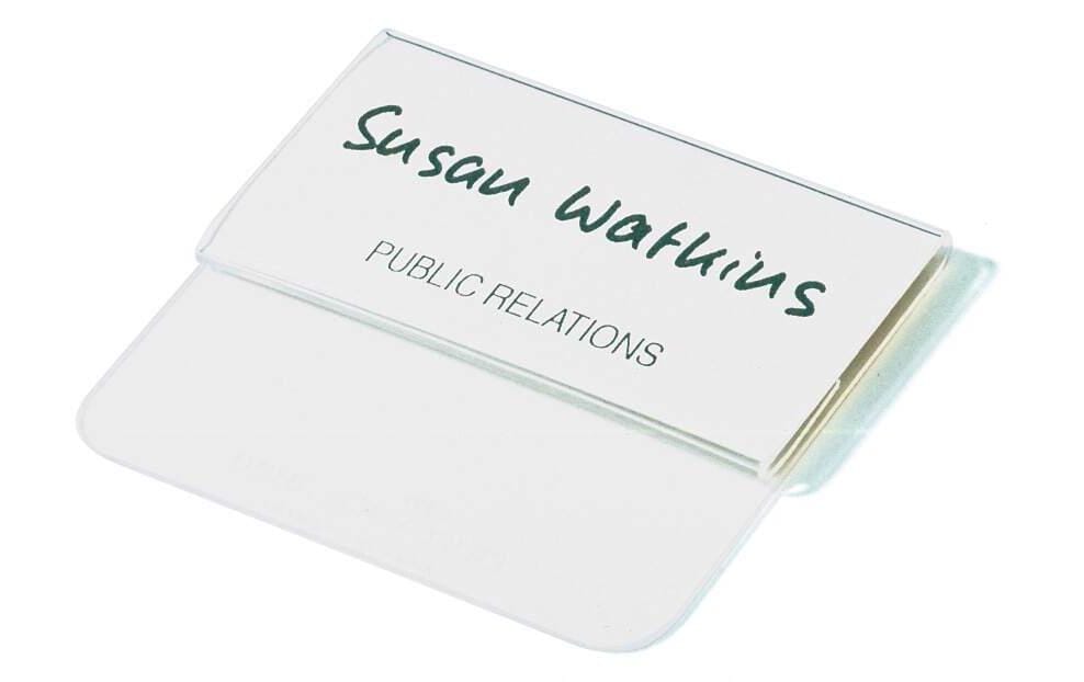 DURABLE Namensschild 40 x 75 mm, 25 Stück