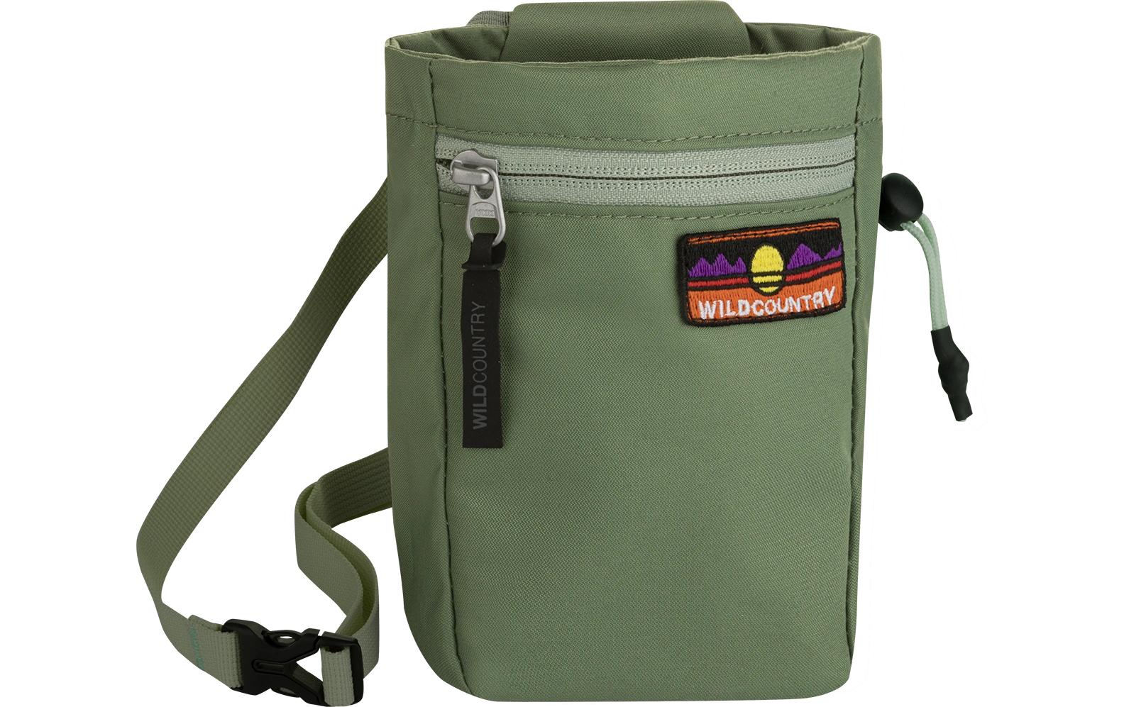 Wild Country Chalk Bag Flow Green Ivy