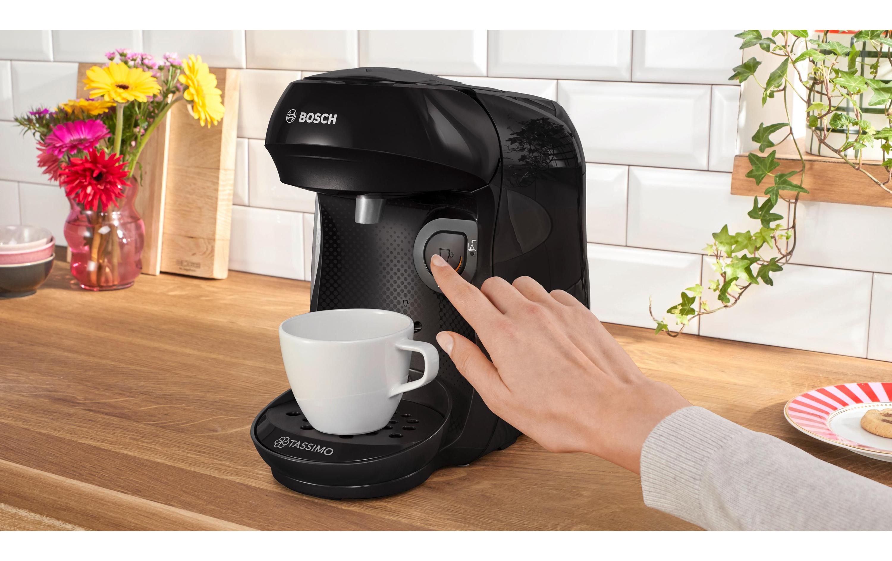 TASSIMO Kapselmaschine Happy friendly Schwarz