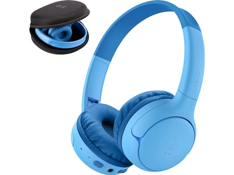 Belkin SOUNDFORM MINI 2 Kabellos, On-Ear, für Kinder, Blau Belkin SOUNDFORM MINI 2 Kabellos, On-Ear, für Kinder, Blau