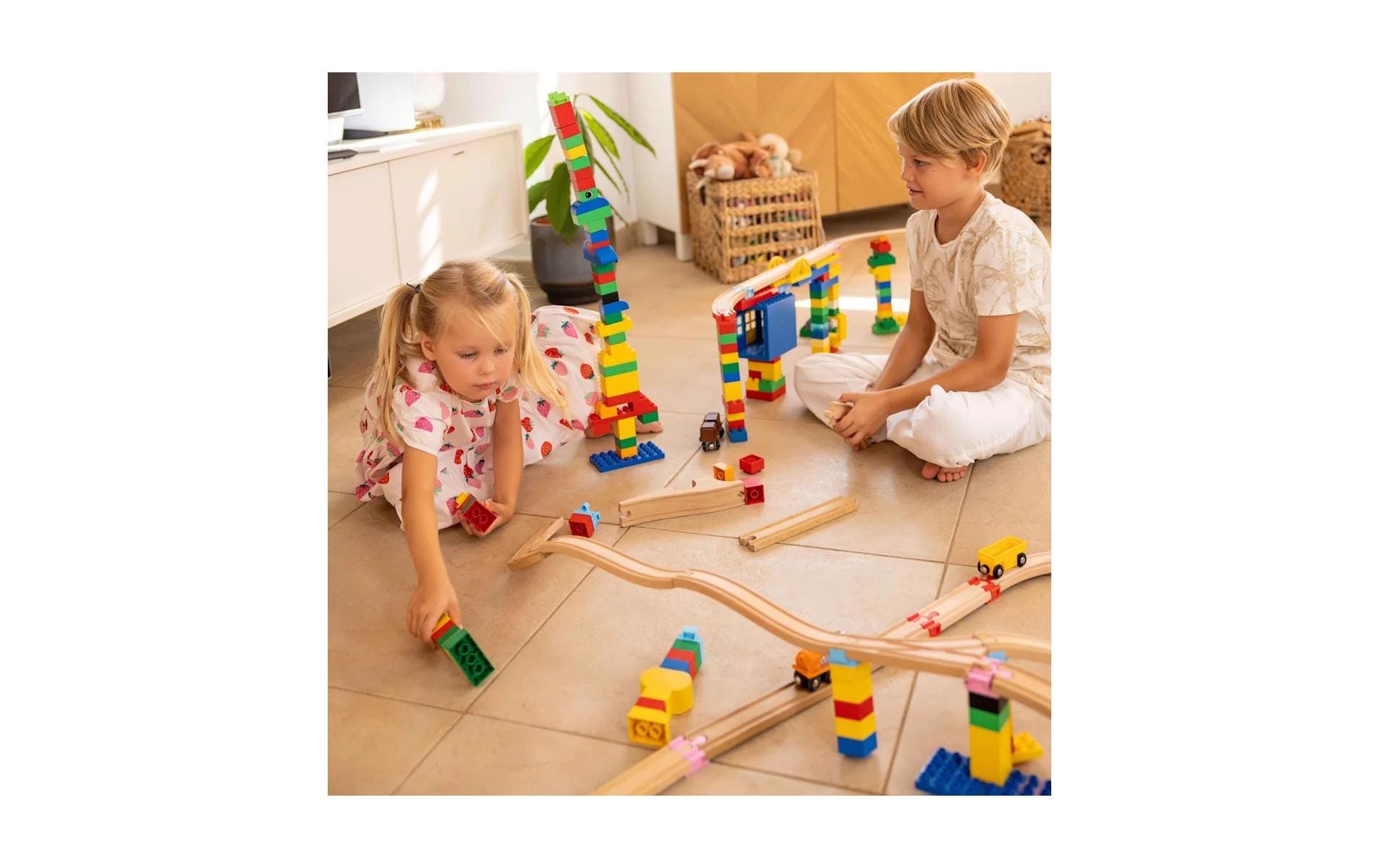 AlphaBoosterz TrackConnectors + Blocks – all in one Block Box L