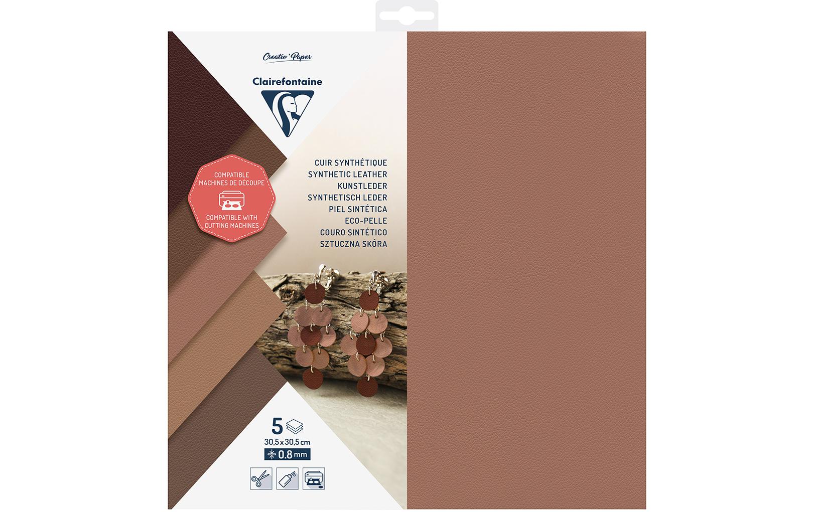 Clairefontaine Bastelpapier 5 Blatt, zum Plotten Clairefontaine Bastelpapier 5 Blatt, zum Plotten