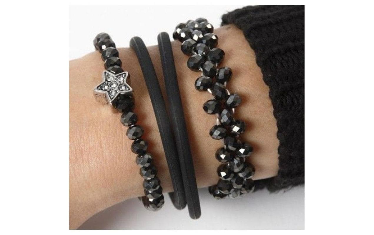 Creativ Company Glasschliffperlen 3 mm x 4 mm Schwarz Creativ Company Glasschliffperlen 3 mm x 4 mm Schwarz