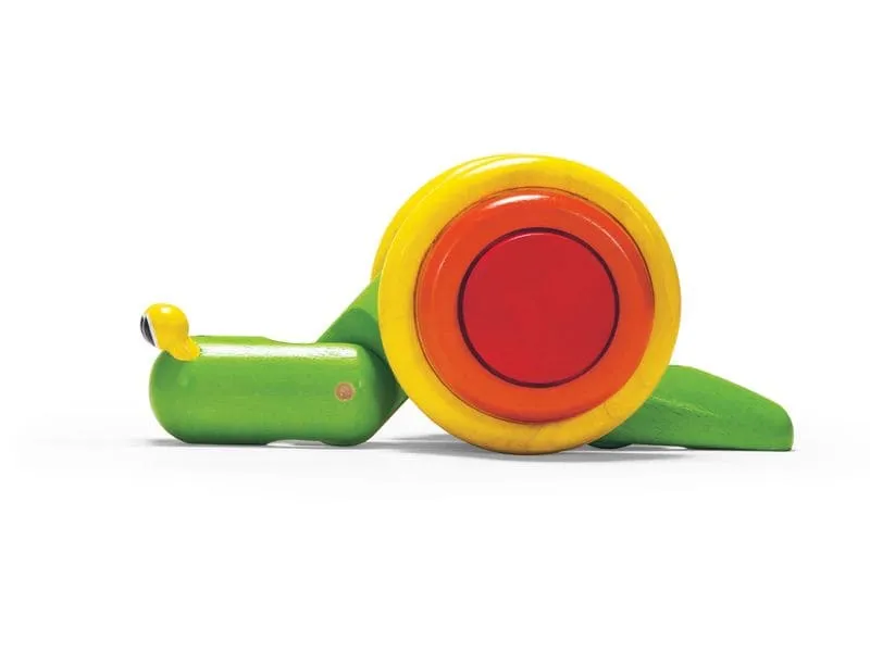 Plantoys Nachzieh-Schnecke Zieh- & Schiebespielzeug